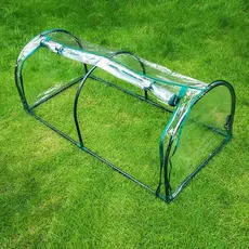 Estufa Horizontal Dupla Para Jardim Com Ziper