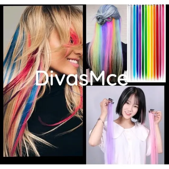 mechas tic tac para arrasar. Sao 2 mechas. Diversas cores. Pode chapinha e baby lizz
