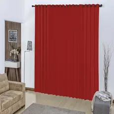 Cortina | 2,40x1,40 | p/ Quarto/Sala/Cozinha - Para Varão com Ilhós