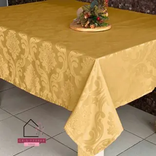 Toalha de Mesa Jacquard Prática 2,00x1,40 | Fácil de Lavar e Usar