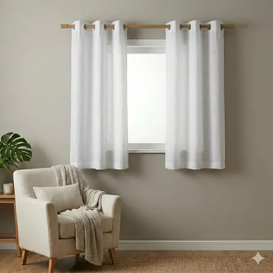 Cortina Roma Micropercal 2,40x1,40 para Sala, Quarto e Cozinha Elegância e Conforto
