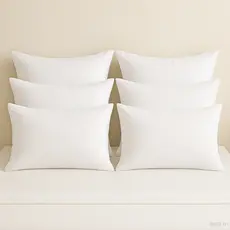 Jogo com 6 Fronhas 70x50 | Cama Posta Elegante| Decore e Renove Seu Quarto