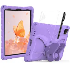 Kit Capa Tablet Infantil  Borboleta Samsung A9+ A9 Plus /  Redmi Pad Se 11" + Caneta Touch + Película