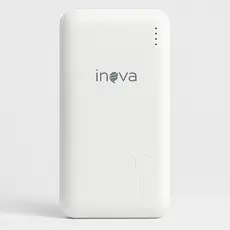 Powerbank Inova 20000mah Branco 2 Saídas Usb E Tipo-c