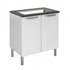 Balcão Para Cooktop Itatiaia Tarsila 80cm com Amplo Espaço Interno Moderno e Sofisticado