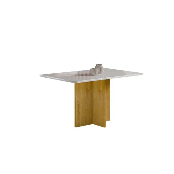 Mesa Retangular Confortse 100x80 MDF Cozinha Sala Jantar Moderna