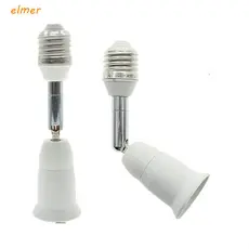 Adaptador De Luz LED ELMER , Conversor De Soquete De Extensão Flexível , Lâmpada E27 Para E27 De 180 Graus