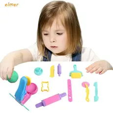 ELMER Molde Criativo De Plasticina 3D , Mini Acessórios De Argila De Modelagem DIY , Kit De Ferramentas De Massa De Plás