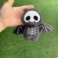 ELMER Chaveiro De Pelúcia De Halloween , Pingente De Bolsa De Desenho Animado De Morcego , Engraçado , Chave Caveira Pen