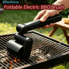 Escova Elétrica Para Grelha ANTIONE , Removível Sem Fio Limpeza De Churrasco , Ferramentas Elétricas