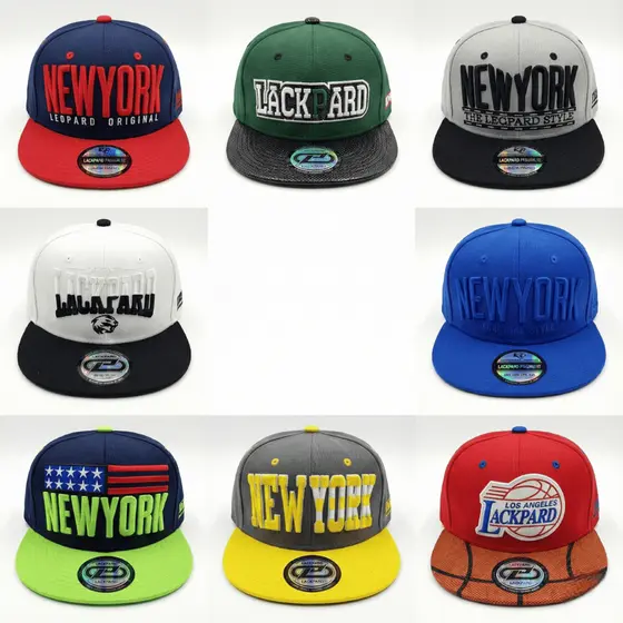 Promoção Boné Aba Reta Snapback Colorido Leopard Original 8 MODELOS F013- G073