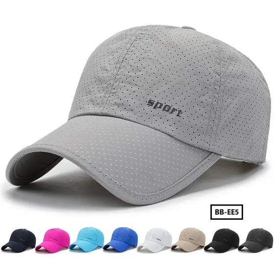Boné Tactel Casual Respirável Baseball Secagem Rapido Spring Summer New Handsome Outdoor Sports EE5