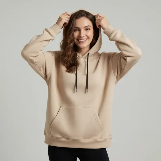 Blusa de Frio Moletom Grossa Feminina C/ Capuz e Bolsos Flanelada P ao GG + 9 Cores