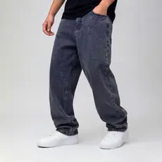 Calça Balão Jeans Masculina Marmorizada Streetwear Larga Baggy 36 ao 48
