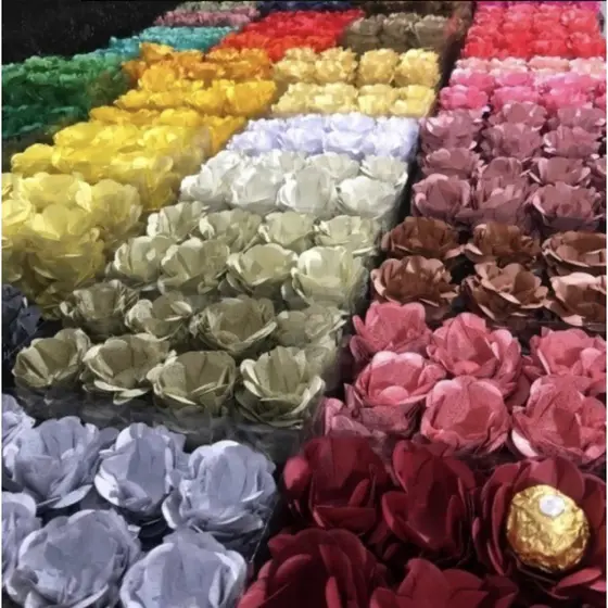 40~120 FORMINHAS FLOR PARA DOCES FINOS PARA CASAMENTOS MODELO STYLE.//