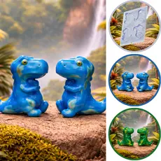 1~5 Forma Porto Com Silicone (3 partes) Para Chocolate DINOSSAURO BABY, CÓD P75. (CHOCO)