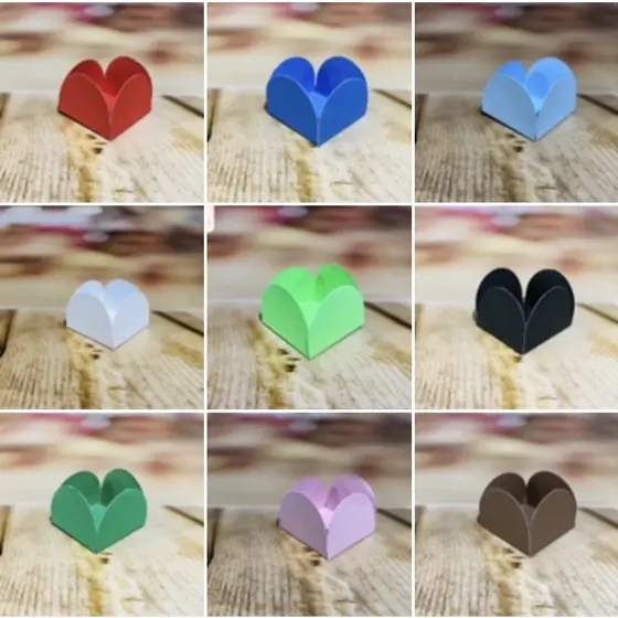 50 ~ 250 FORMINHAS 4 PÉTALAS GRANDES (4x4 CM) PARA DOCES