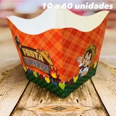 10~60 KIT CACHEPÔ DECORATIVO TEMA FESTA JUNINA ARRAIÁ 61.1