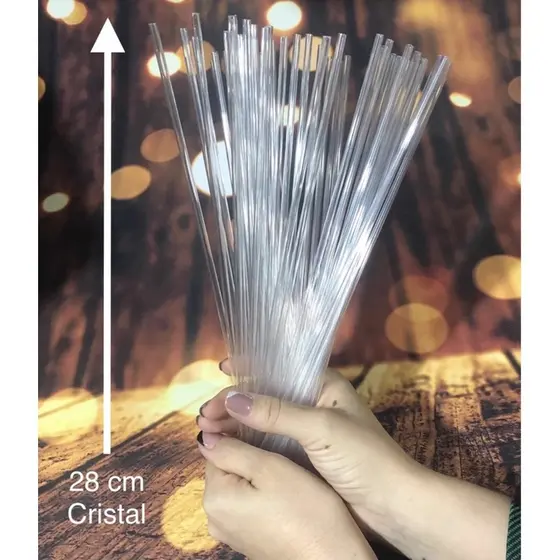 100~500 PALITO PARA PIRULITO TUBO PET CRISTAL (CHOCO)