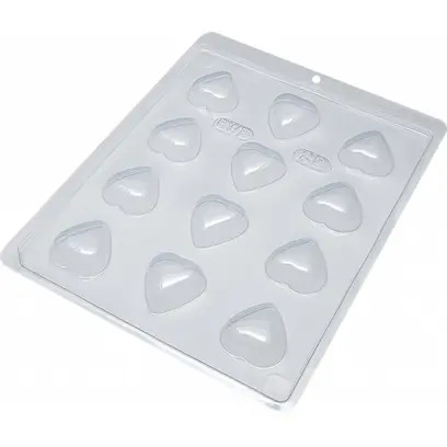 Forma Simples Mini Coração 25 (H3) em Acetato BWB Para Bombom e Doces de Chocolate e Confeitaria