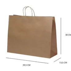 10~50 SACOLA KRAFT  39,5 X 13,5 X 38 (LC) - REF:0145