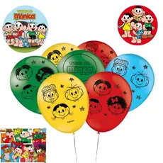 25 BALÃO TURMA DA MÔNICA N°9 FESTCOLOR (CHOCO)