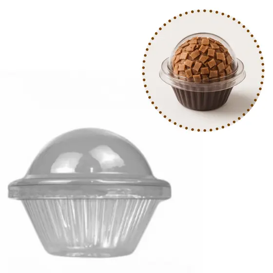 KIT 25~175 Embalagem para brigadeiro individual FLIP CANDY CUP