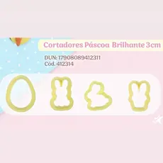Kit Cortador PÁSCOA  3 CM  (Blue Star)
