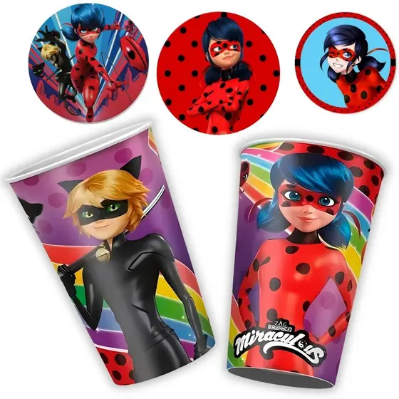 8~40 COPO PAPEL FESTA LADYBUG 180ML REGINA