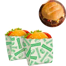50~300 SACOS DE PAPEL MINI LANCHES SANDUICHE REGINA