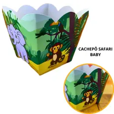 10~40 CACHEPÔ FESTA SAFARI BABY DECORAÇÃO FESTA SAFARI