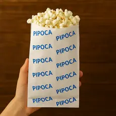 200 SACOS DE PAPEL PARA PIPOCA 7X13CM - FESTCOLOR