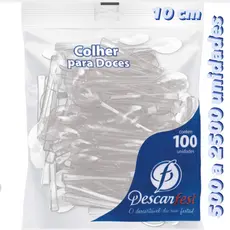 KIT MINI COLHER 10 cm CRISTAL MEXEDOR DE CAFÉ 500~2500 un