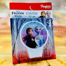 VELA  ANIVERSARIO FESTA DISNEY FROZEN REGINA