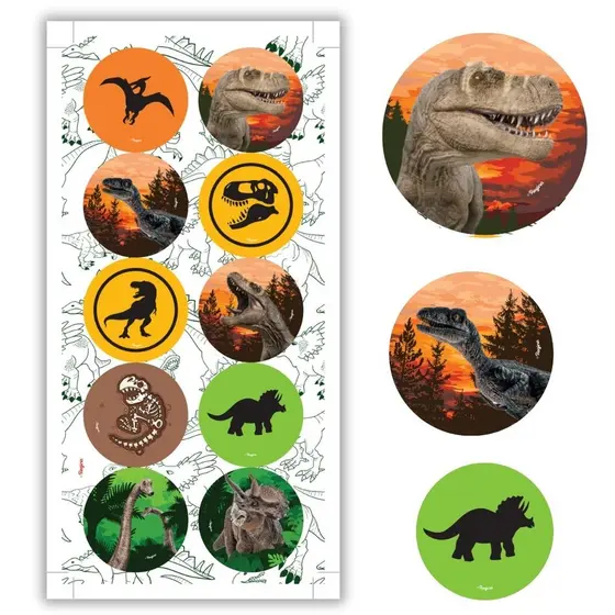 30~150 ADESIVO DINOSSAURO REDONDO Regina