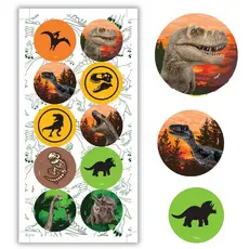 30~150 ADESIVO DINOSSAURO REDONDO Regina