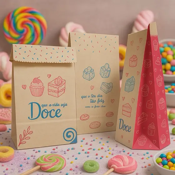 50~250 SACO SOS DOCE DOCERIA CONFEITARIA DOCINHOS COOKIES PP/P//G(CHOCO)