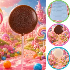 1~5 Forma BWB Simples Semiprofissional, Alto Rendimento Doces Finos Chocolates - SP Pirulitão (CHOCO)
