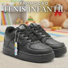Tênis Infantil Cano Baixo Escolar Unissex Resistente Conforto