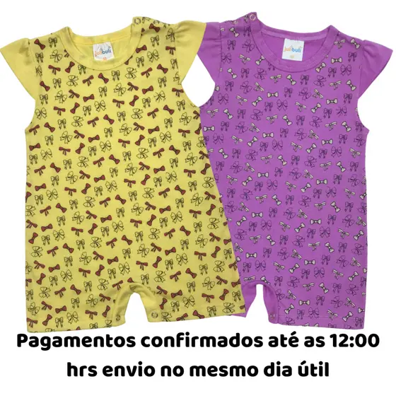 Macacão LAÇINHO de bebe infantil para meninas macaquinho infantil