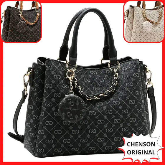 Bolsa Feminina Chenson Original Mão Ombro Tiracolo Transversal Monograma Elegance Bag Aspen3 3485498