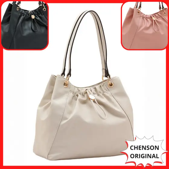 Bolsa Chenson Original Saco Sacola Grande de Ombro e Mão Couro Sintético Premium Lumberton 3485253