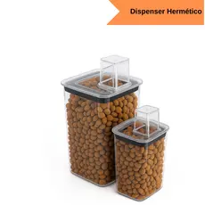 Kit 3 Dispenser Hérmetico, Organizador Sabão em Pó, Amaciante, Grãos e Rações com Copo Dosador