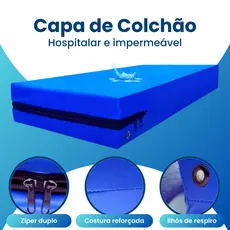 Capa Impermeável para Colchão Solteiro Napa Emborrachado