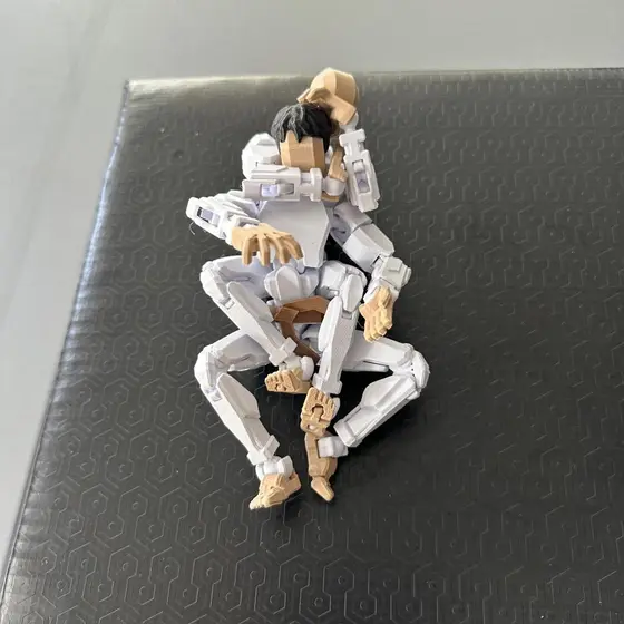 Boneco Dummy GRANDE (20cm) Boneco Articulado Action Figure Educativo judô karatê jiu-jitsu