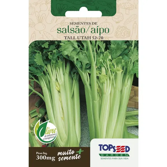 Sementes de Salsão/Aipo 300mg Topseed Garden