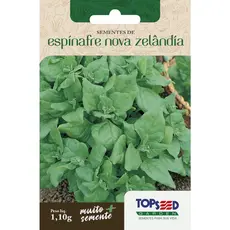 Sementes de Espinafre Nova Zelândia Topseed Garden 1,10g para Plantio em Horta e Vaso Hortaliça
