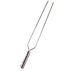 Espeto duplo de Alumínio 40 cm (churrasqueira) Churrasco