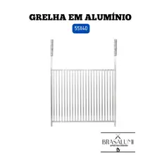 GRELHA DE ALUMÍNIO 55X40 CHURRASQUEIRA