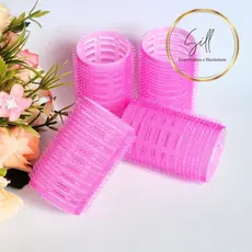 4 Bobs Para Cabelo Auto Aderente  36mm x 60mm